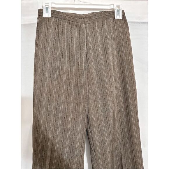 Camel/mocha wide leg trouser pants - Picture 1 of 7